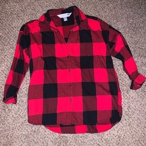 Red and Black Checkered Flannel